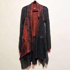 Save the Queen Mohair Wool Long Boho Cardigan